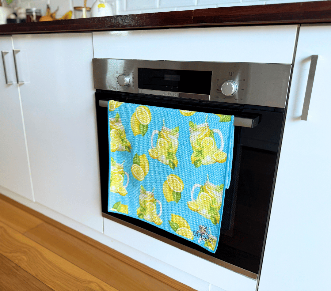 Lemonade Splash Tea Towel