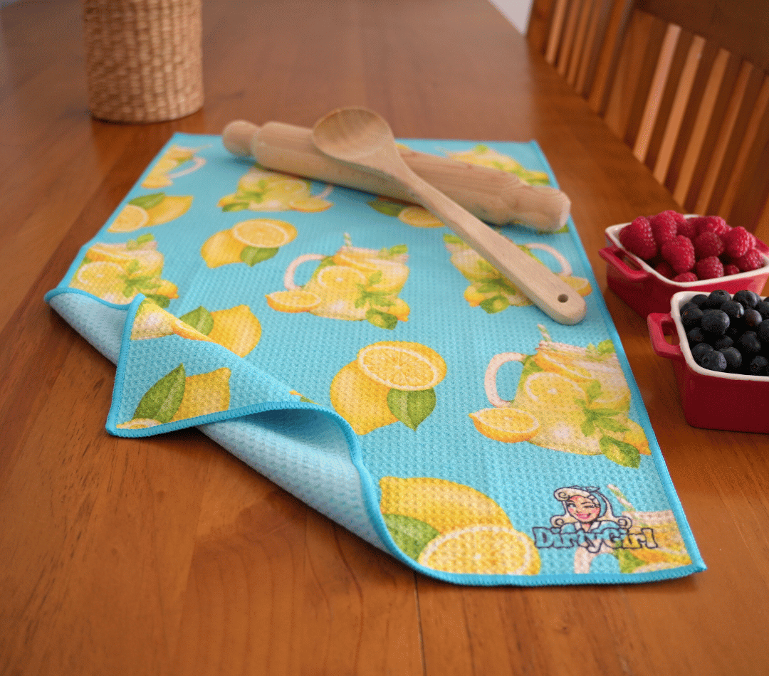 Lemonade Splash Tea Towel