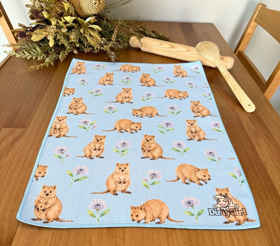 Quokka Smile Tea Towel