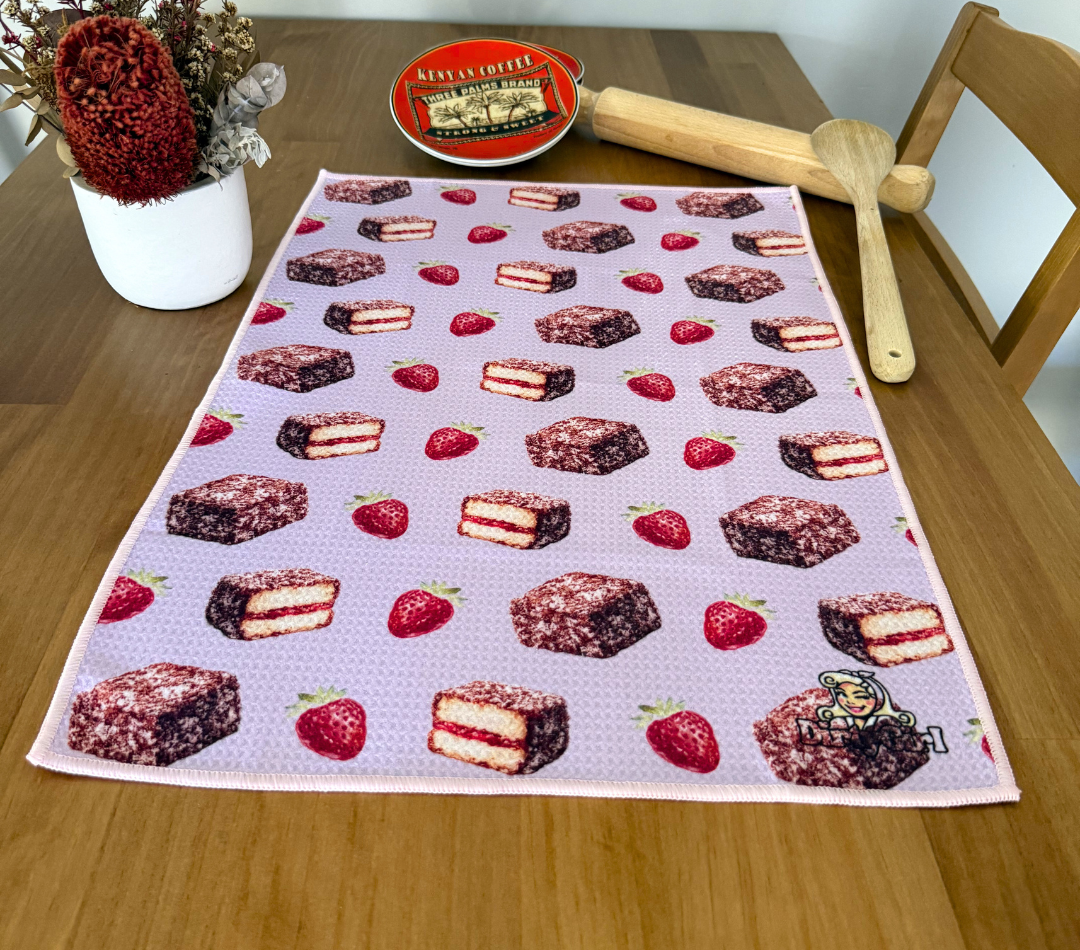 Lamington Love Tea Towel