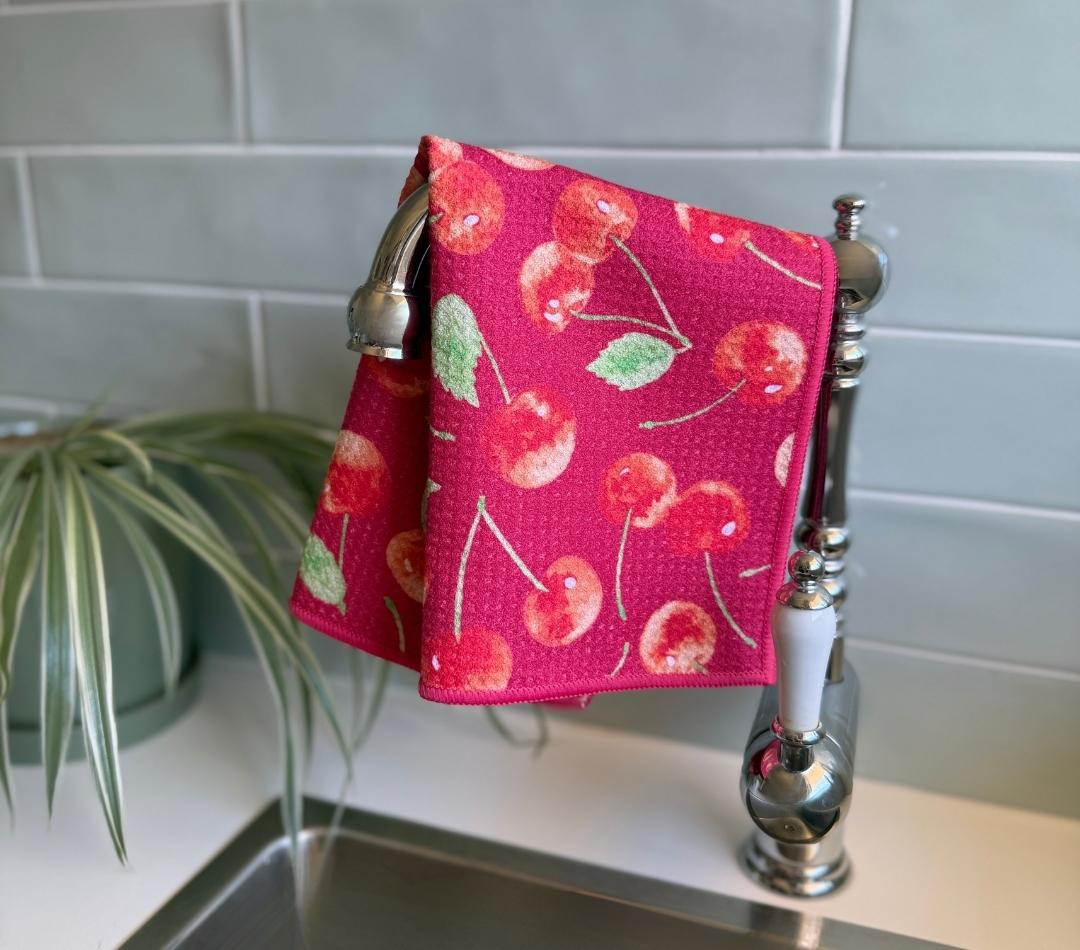 Cherry Crush Cleaning Cloth