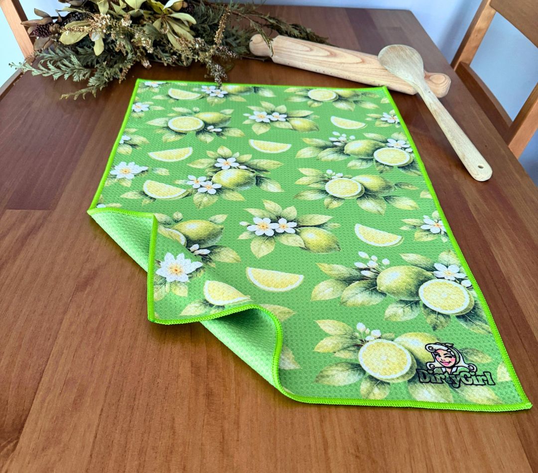 Lime Time Tea Towel