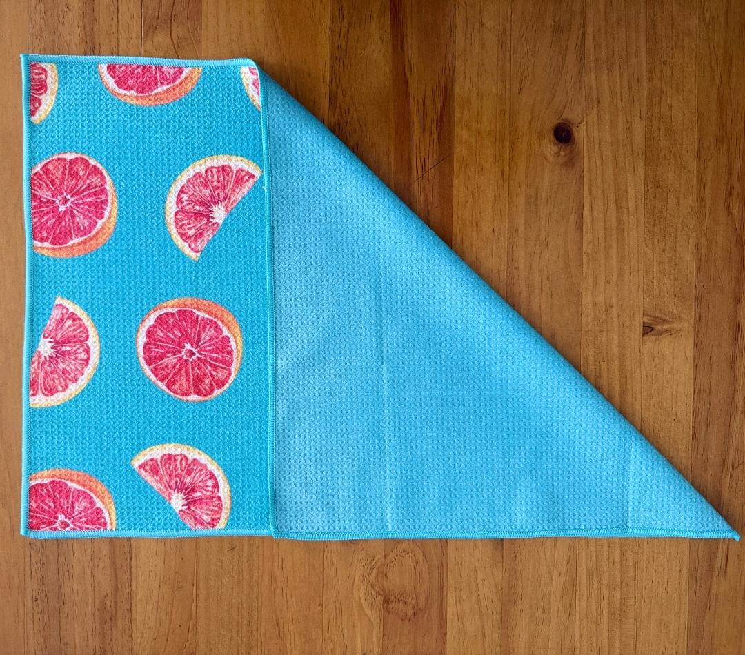 Orange Rouge Tea Towel