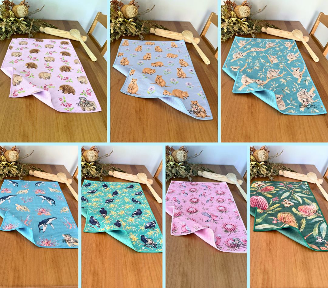 The New Australian Tea Towel Set 🐨