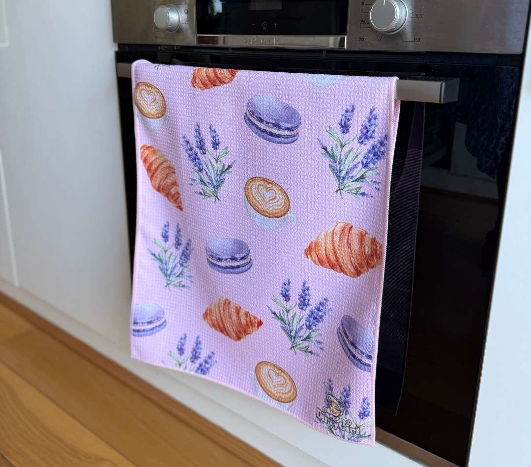 Parisian Morning Tea Towel