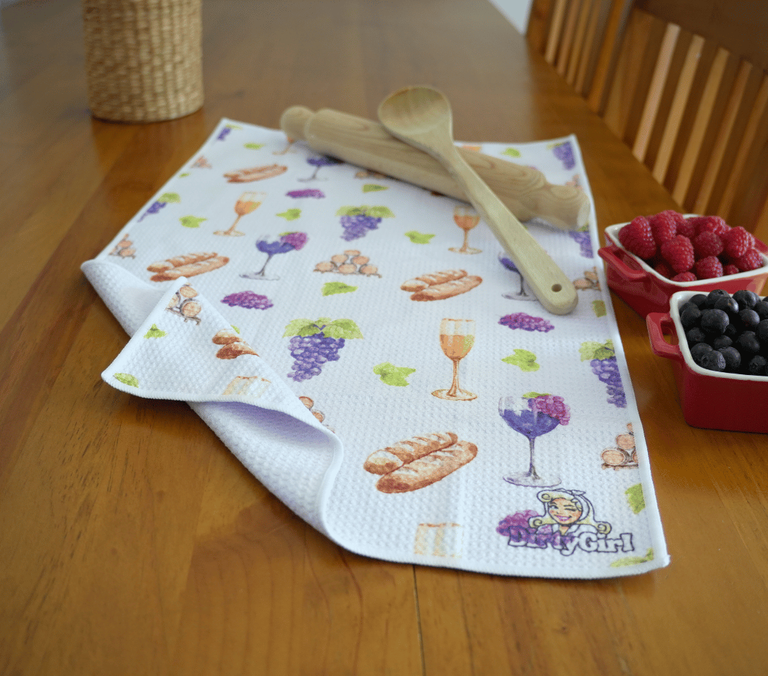 Vino Voyage Tea Towel