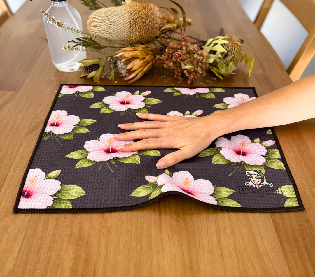 Hibiscus Nights Cleaning Cloth