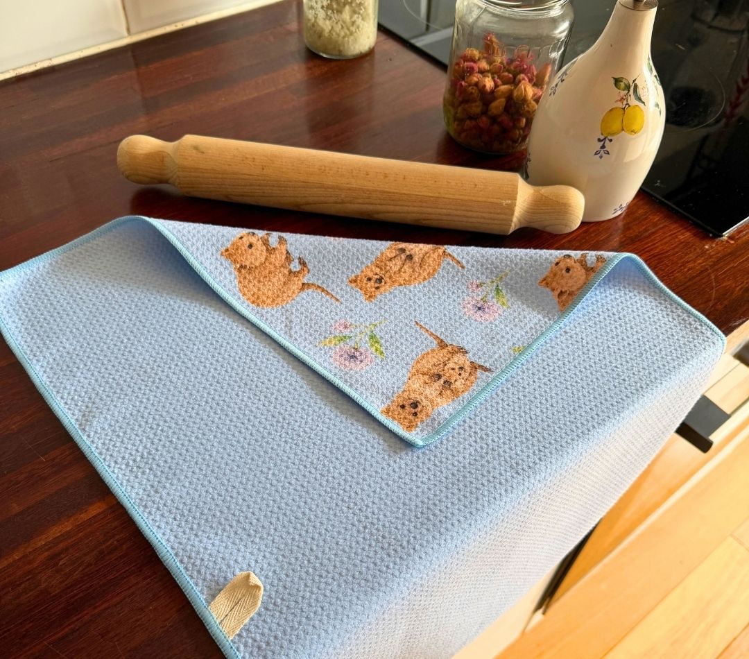 Quokka Smile Tea Towel