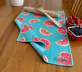 Orange Rouge Tea Towel