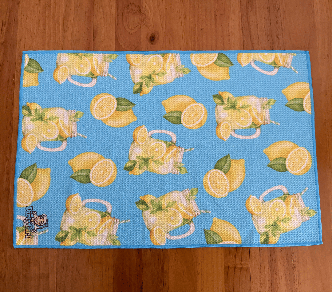 Lemonade Splash Tea Towel