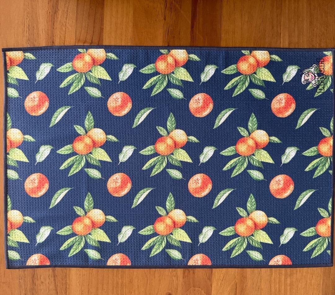 Mandarin Muse Tea Towel