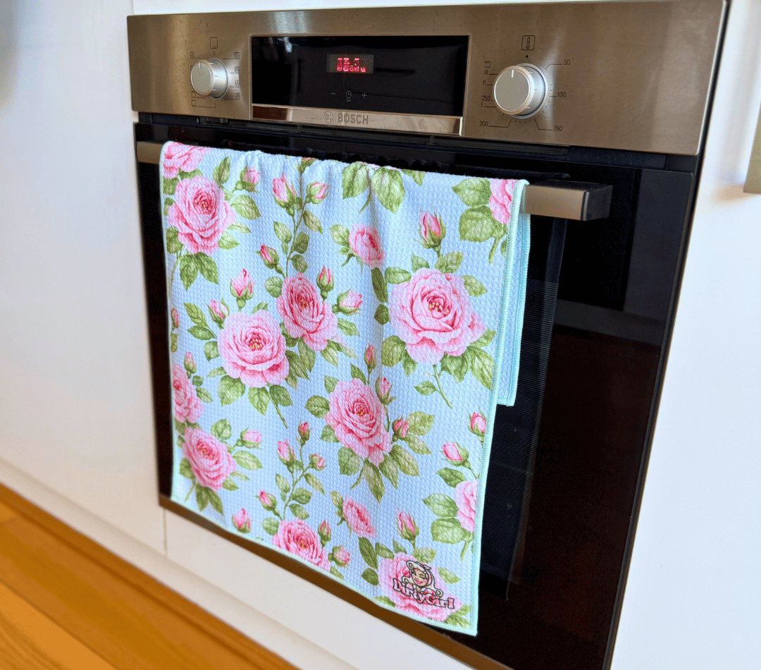Rose Garden Tea Towel