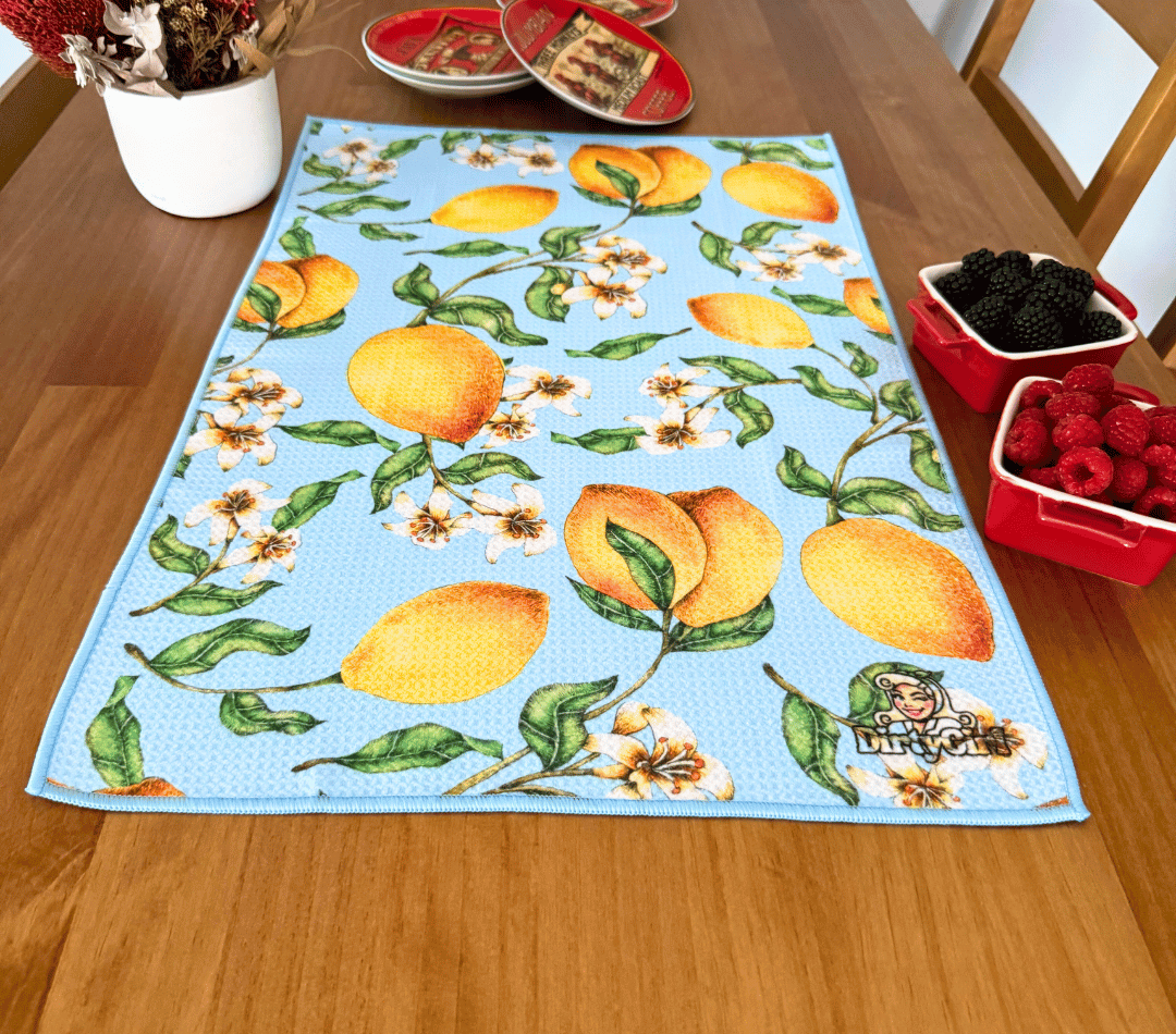 Lemon Twist Tea Towel