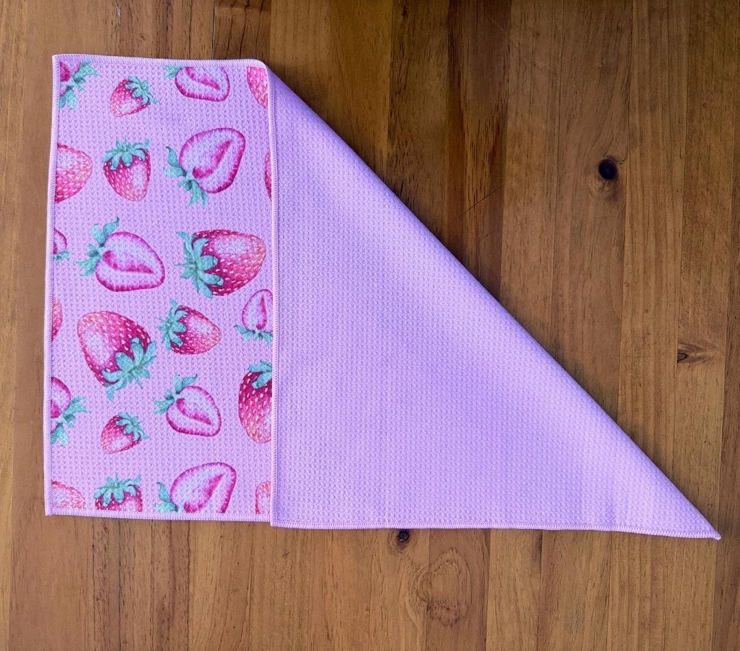 Strawberry Kiss Tea Towel
